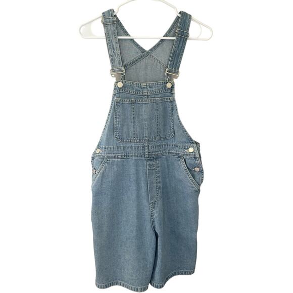 GAP Denim - Vintage Gap 90's Denim Overall Shortalls Baggy Carpenter Size Small